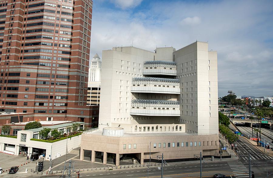  The Metropolitan Detention Center in downtown Los Angeles.